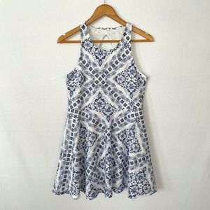 AEROPOSTALE Women’s Size Large Open Back Skater A-line Sleeveless Dress